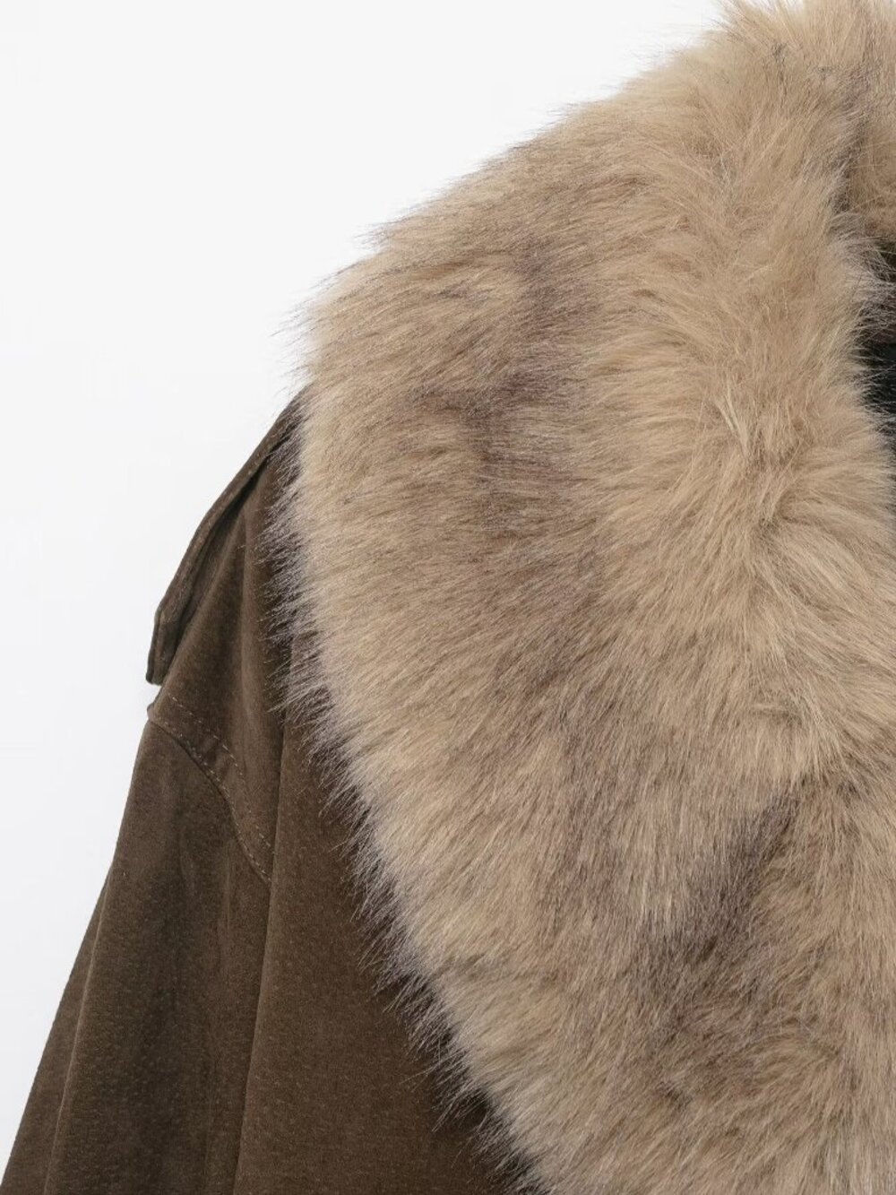 Grayish Brown Casual Women's Jacket - Picture 8 of 11